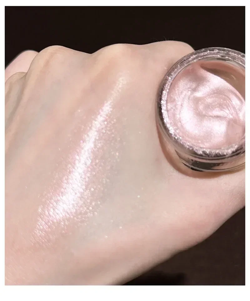 Gel resaltador monocromático, sombra de ojos, ilumina la polarización, polvo de hadas, brillo, luz de agua, contorno, cara, cuerpo, maquillaje de ojos