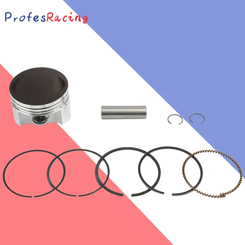 Motorcycle Accessories 67mm Piston Pin Ring Set Fit Zongshen Longcin Lifan 250cc CG250 Engine ATV Pit Dirt Bike