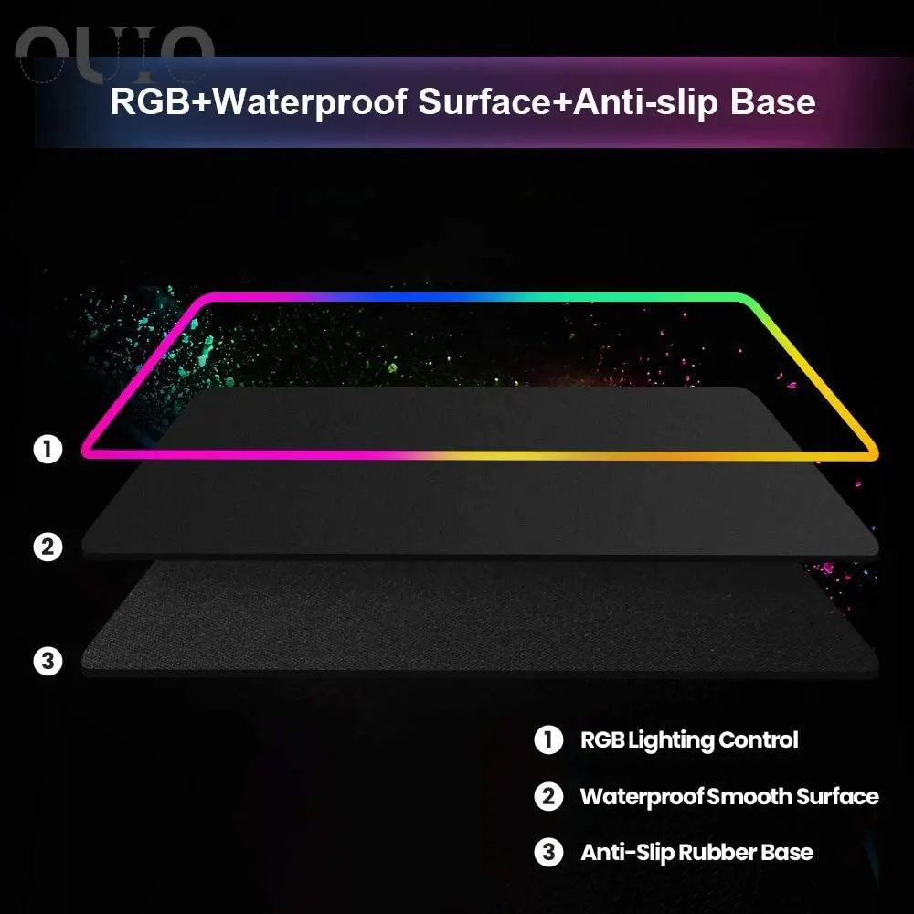 Anime Mouse Pad Sexy Girl Rgb Large Mouse Pad XXL Gamer Accessories Laptop PC Luminous Led Desk Keyboard Carpet Mat USB Desk Mat