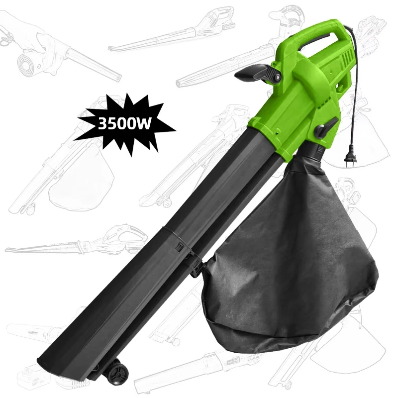 3 in 1 Function 3500W Leaf Blower Electric Wired Portable Garden Leaf Blower Fast Delivery