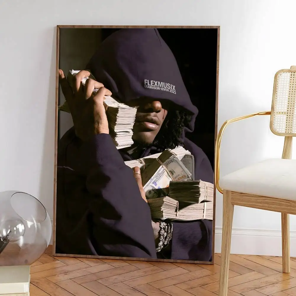 O-OsamaSon Stil Slime RAPPER ملصق HD ديكور المنزل جدار لزج مقاوم للماء غرفة المعيشة المنزلي بار ديكور جمالي #6