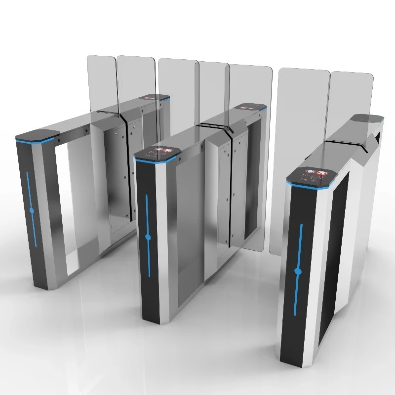 Hot Full Height Turnstile Sliding Gate RFID Card Reader Sliding Barrier Gate Optical Turnstile