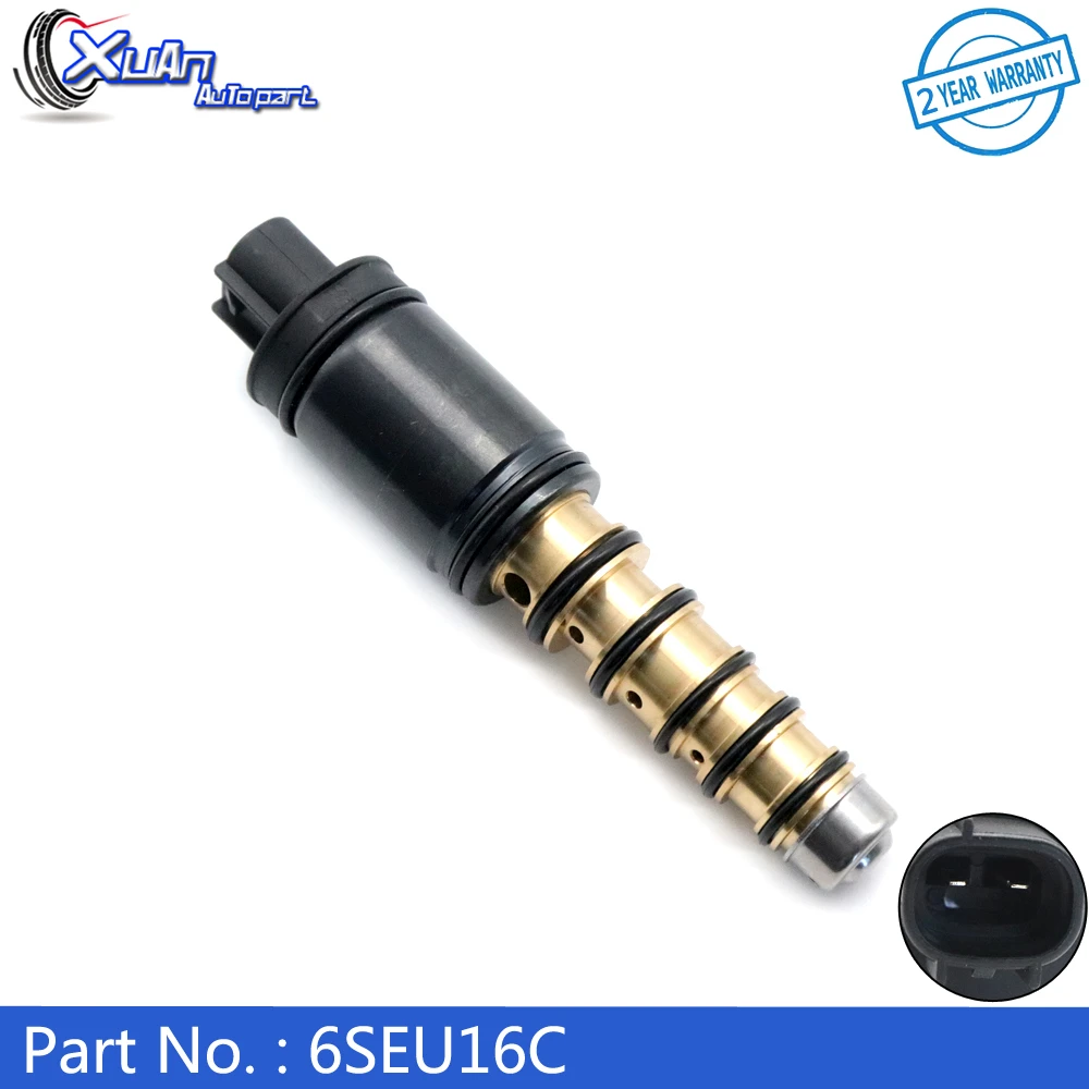 XUAN Car A/C Air Conditioning Compressor Cooling Electronic Solenoid Control Valve 6SEU16C for Toyota RAV4 Camry 2.4L CV47