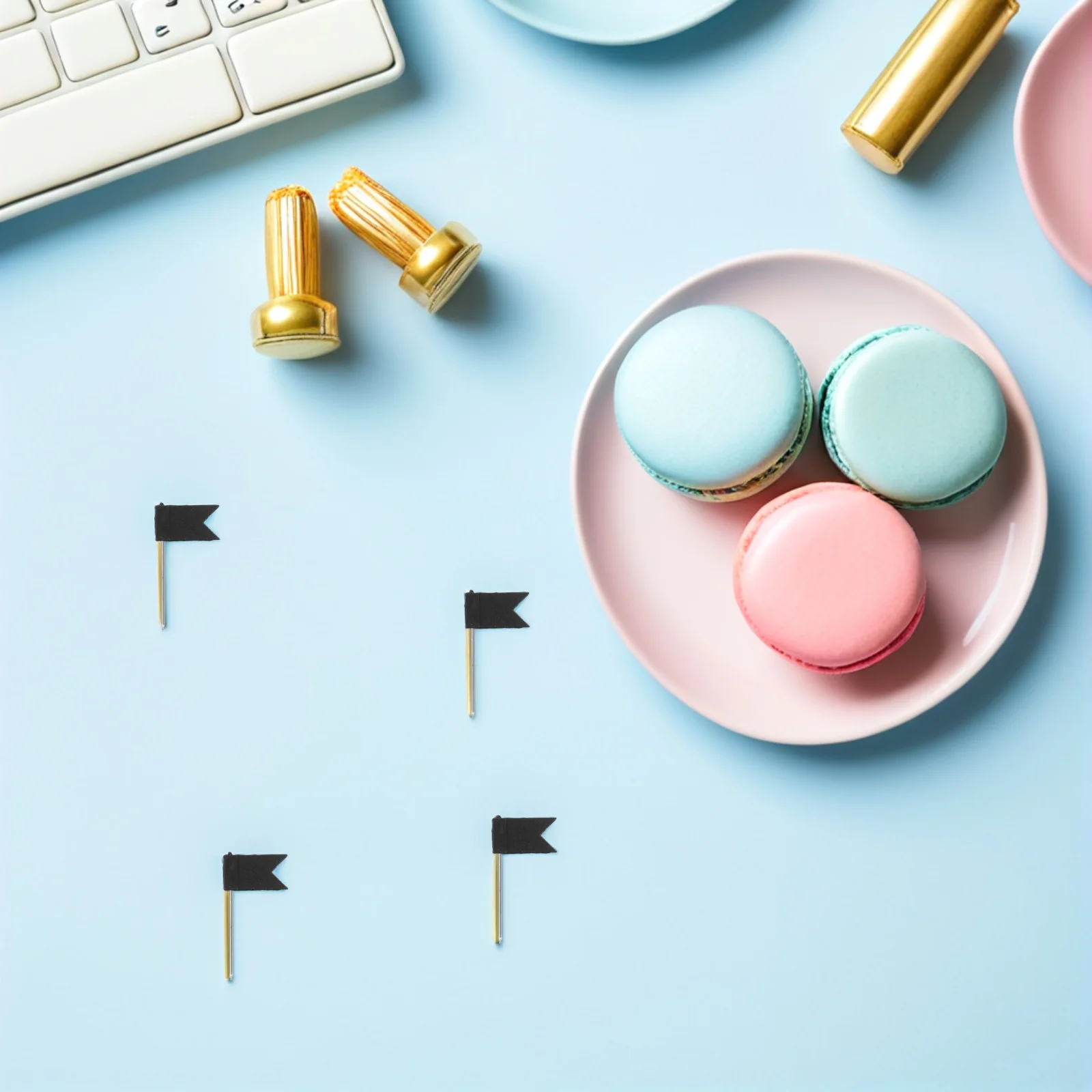 

60Pcs Flag Push Pins Map Thumbtacks Unique Decorative Flags Map Pushpin Set for Travel Bulletin Board Classroom Office Wall Cork