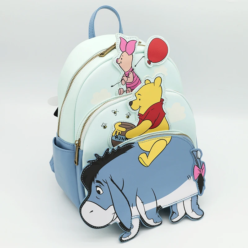 Mochila Disney Loungefly Winnie The Pooh Riding Eeyore, regalo de moda para fanáticos de Disney y uso diario