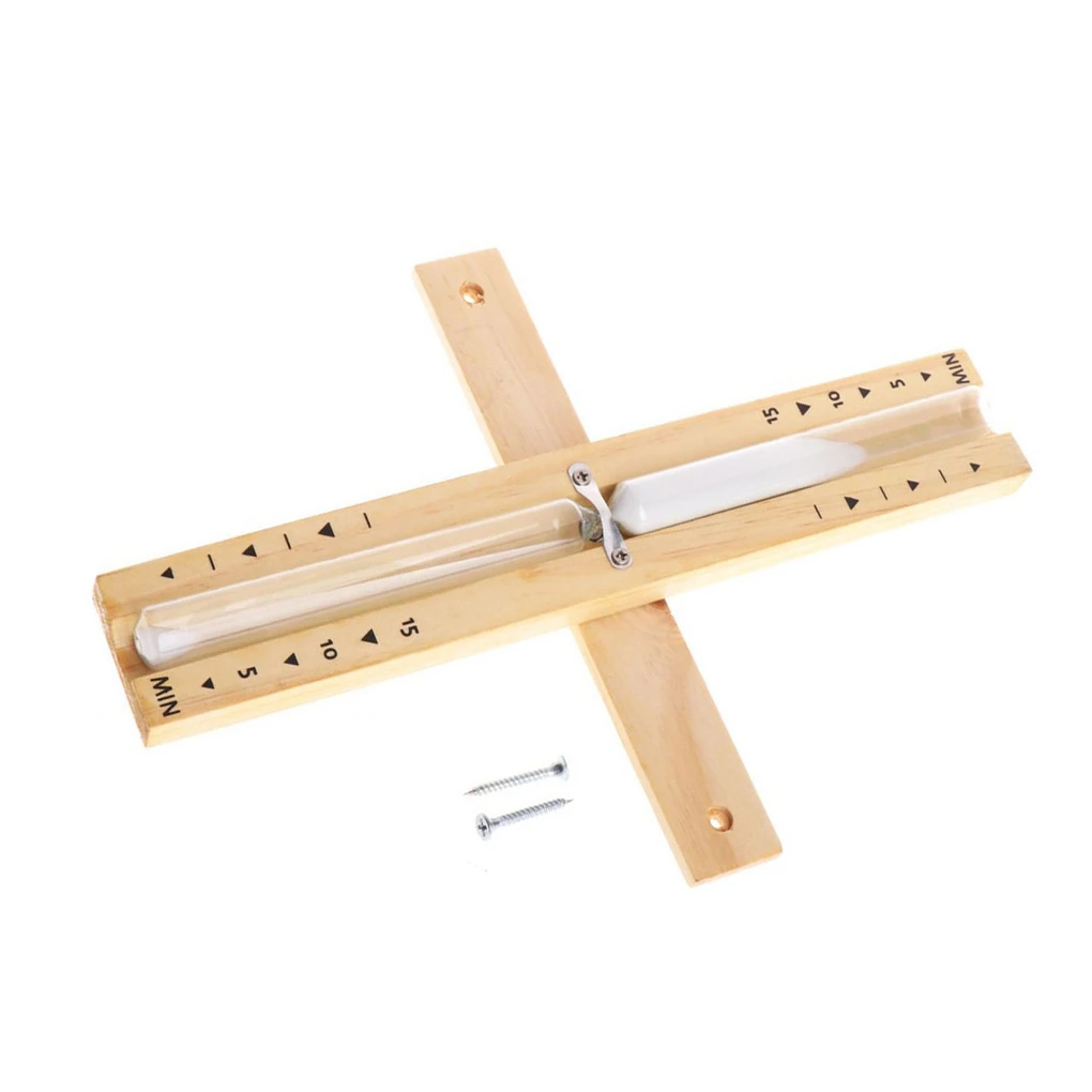 

Деревянная настенная сауна со стеклянными часами, портативный точный масштабируемый таймер для дома, ванной комнаты, дома, стеклянного песка, обратный отсчет