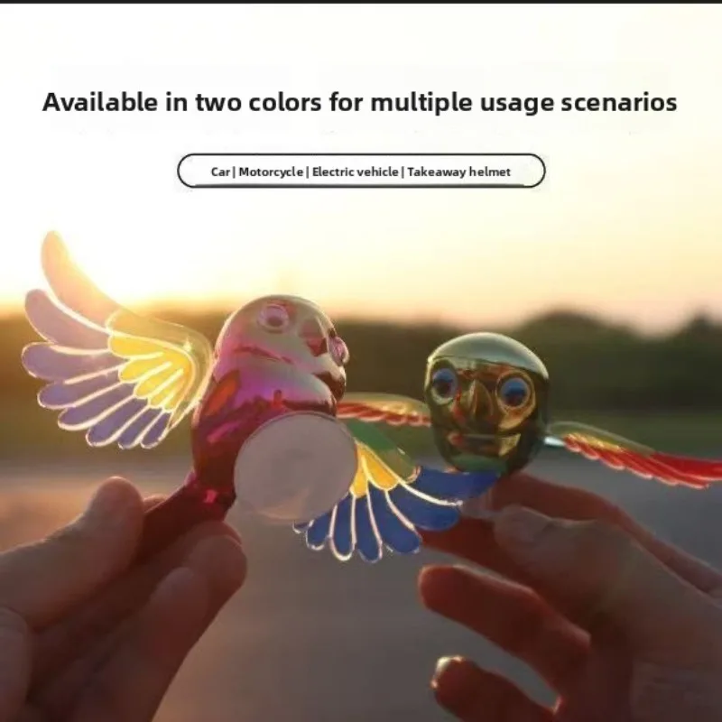 2025년 새들과 함께하는 폭발적인 즐거움, 스트레스 해소를 위한 자동차, 오토바이, 전기차 장식품.