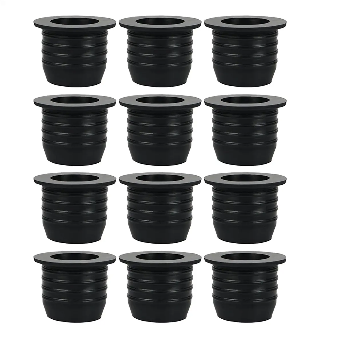 A75K 12 Pack Liquor Pour Spout Adapters, Pour Spouts for Large Neck Liquor Bottles, for Alcohol Olive Oil Up to 25 mm Neck