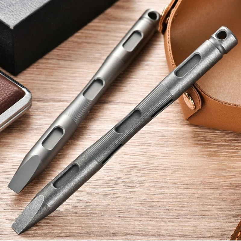 

Outdoor Portable EDC Titanium Alloy Multifunctional Pry Bar Bottle Opener Tool