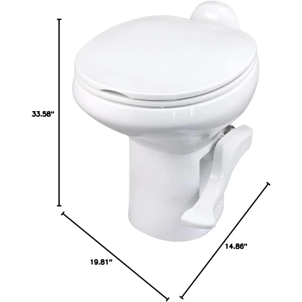 42058 Aqua-Magic Style II RV Wc, branco, perfil alto