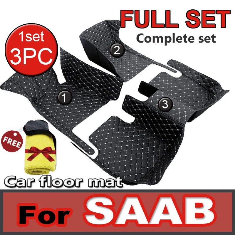 Car Floor Mats For  SAAB 95 9-3 turbo X 9-7X 9-5 Wagon 9-3 9-5 Car Accessories