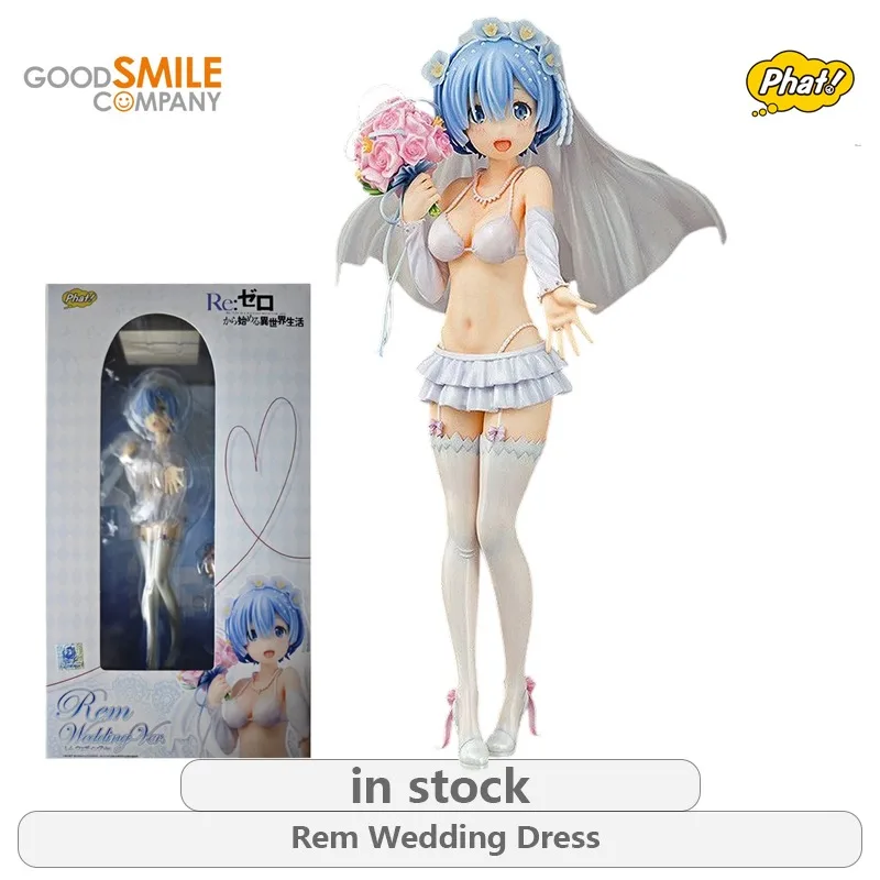 GSC Original Phat! Re: Living in A Different World From Scratch Series Rem\Ajidona Wedding Dress Anime Not Movable Figure Statue