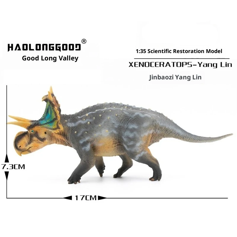 Figura de dinosaurio ceratopiano alienígena, juguete de simulación, modelo Animal, regalo de vacaciones, adorno de escritorio coleccionable, 1/35 a amigos