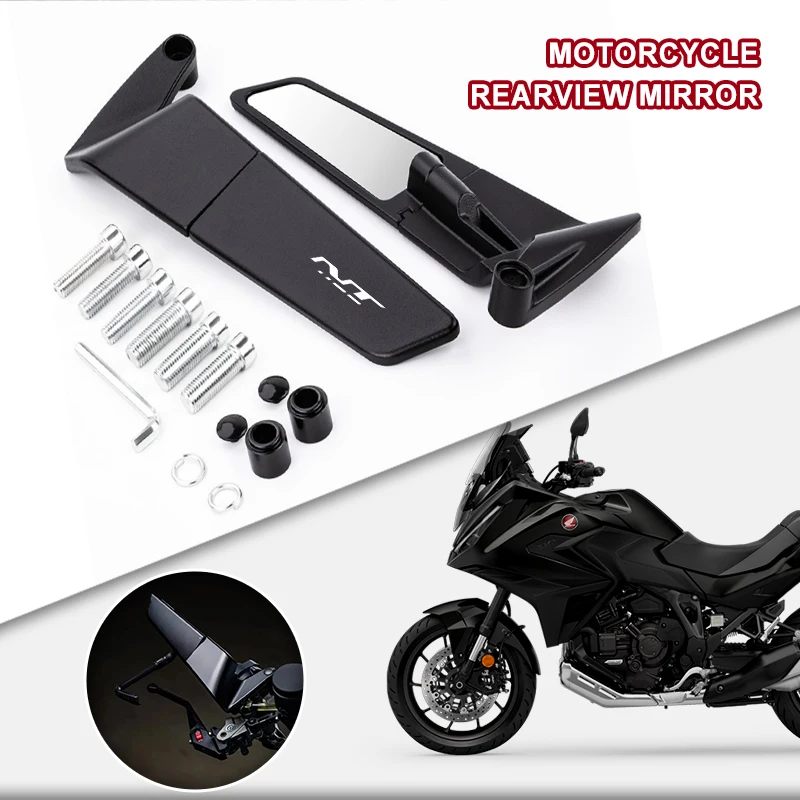 CNC Motorcycle Mirror Wind Wing side Rearview Reversing mirror For NT1100 NT700V NT 1100 2026 nt1100 DCT Custom Accessories