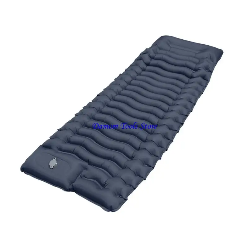 57BE Comfortable Inflatable TPU Air Bed Mattress For Tent Camping Trip Backpacking Hiking Feature Easy Foot Pump Inflation