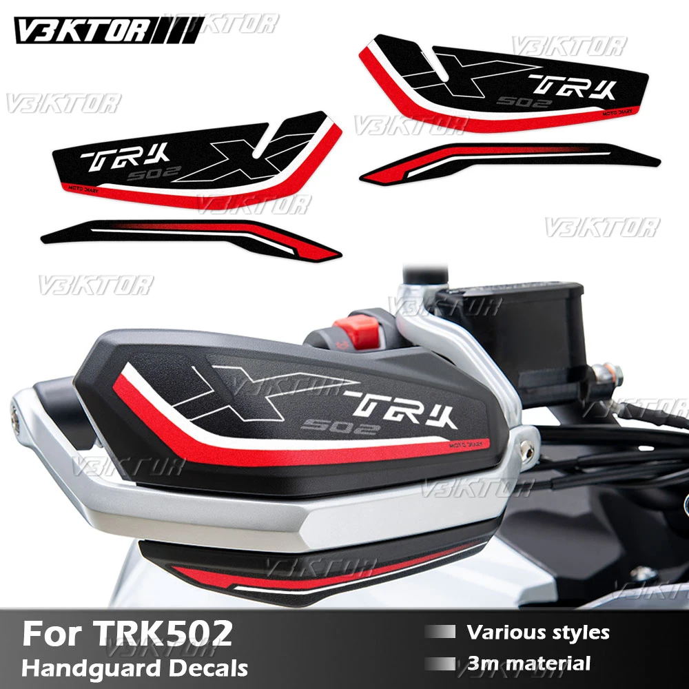 

Motorcycle Handguard Stickers Hand Guard Shield Protection Decals For Benelli TRK502 TRK 502 X TRK 502X 2020-2025 2024