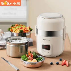 Electric Lunch Box Appointment Timing Three-layer Insulation Lunch Box Mini Rice Cooker Kitchen Electric Heating Lunch Box