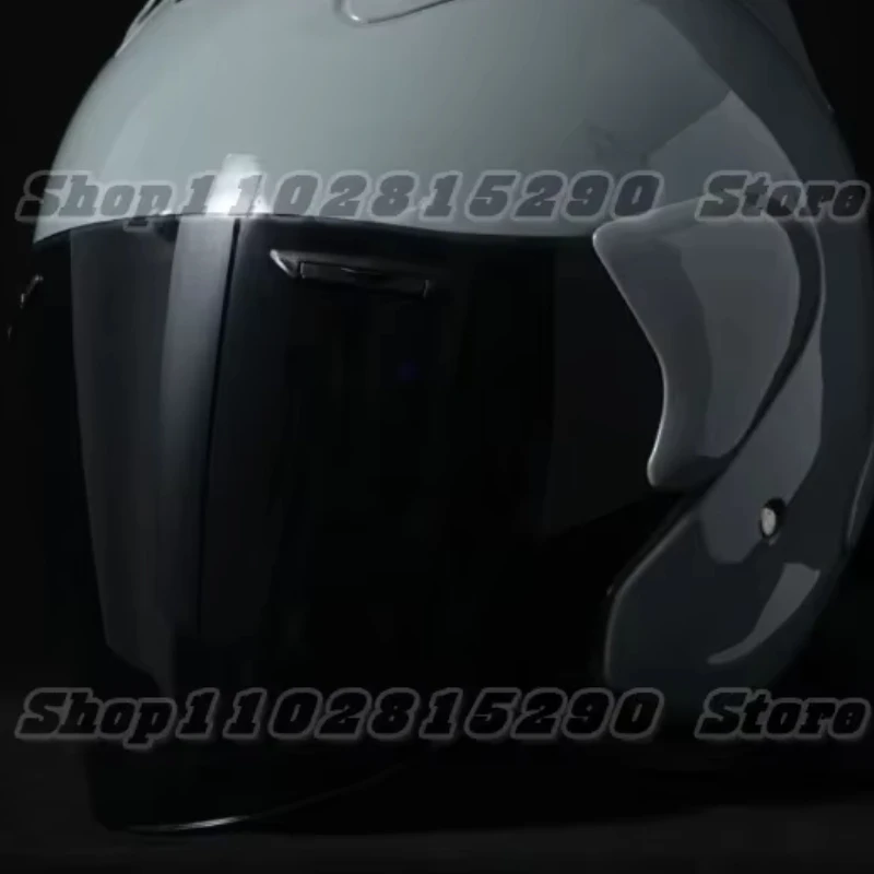 

Ram3 Bright Gray Half Helmet Men and Women Motorcycle Off-Road Summer Helmet Downhill Racing Mountain Cross Casco Capacete