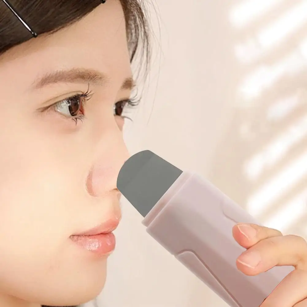 Ergonomie Zwarte schep Mee-eters verwijderen Gezichtshuid Scrubber Peeling Diepe reinigingstool Poriereiniger Huidverzorgingstool