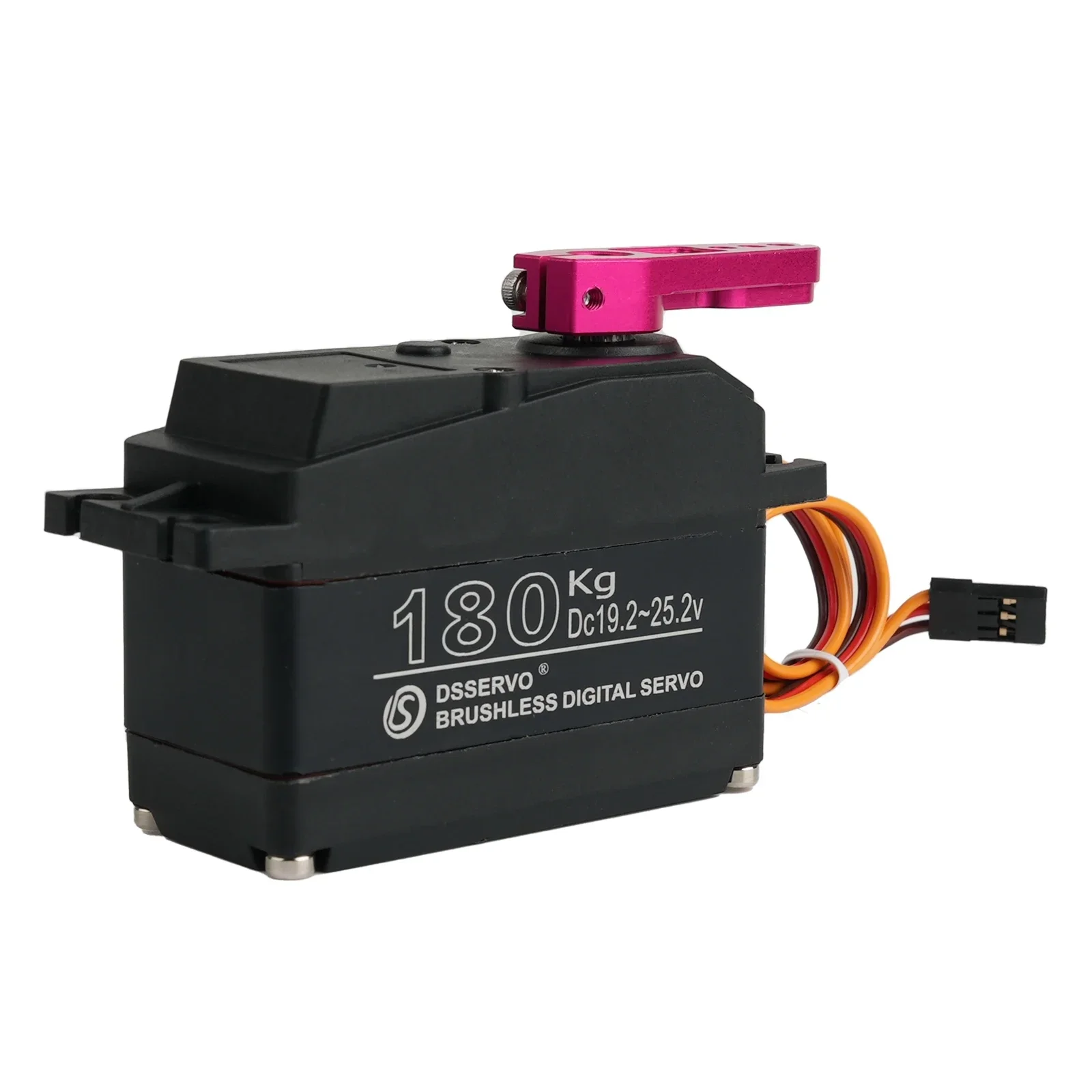 DIYmall BLS51180 180KG 24V Brushless Digital Servo Motor Full Metal Gear CNC Case for 1/5 RC Car and Large Robot Arm