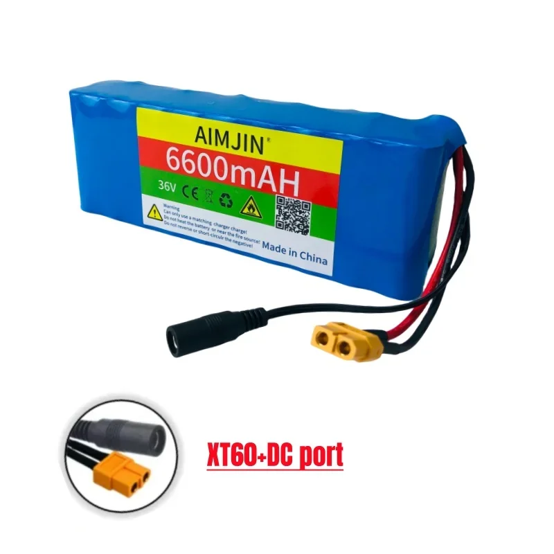 36V 6600mAh 36v Electric Scooter Battery Lithium Electric Scooter 500W Electric Scooter Battery 36v 10s2p Battery