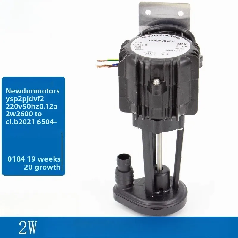 

Льдогенератор 2 Вт, общий водяной насос, двигатель водяного насоса 220 В, YSP2P JDVF2, скорость 2600 об/мин, 0,12 А, 50 Гц