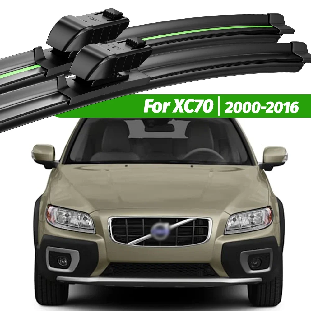 

For Volvo XC70 2000-2016 2pcs Front Windshield Wiper Blades 2001 2003 2004 2007 2008 2012 2015 Windscreen Window Accessories