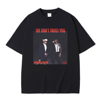 Rapper Future & Metro Boomin We Don't Trust You Album Music Merch T Shirts Men Hip Hop Kendrick Lamar Tee Male Oversized T-shirt