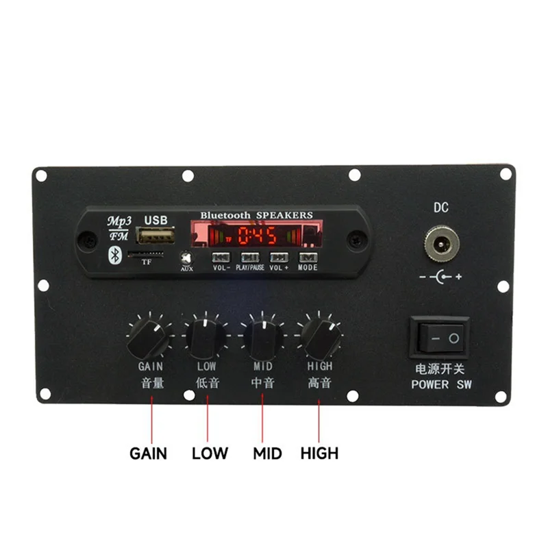 

ABAC-HIFI динамик NE5532 тональная плата предусилителя Bluetooth динамик MP3 аудио модификация панель управления плата DC9-29V источник питания