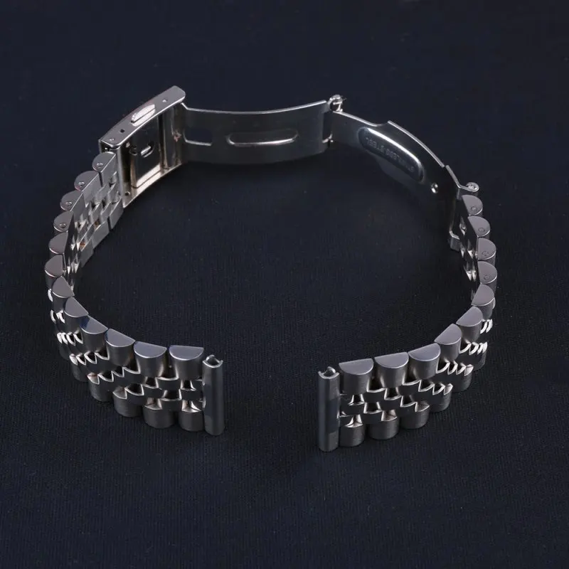 18mm 19mm 20mm 22mm Silver 316L Stainless Steel Universal Straight End Watch Strap Bracelet Straps image 2