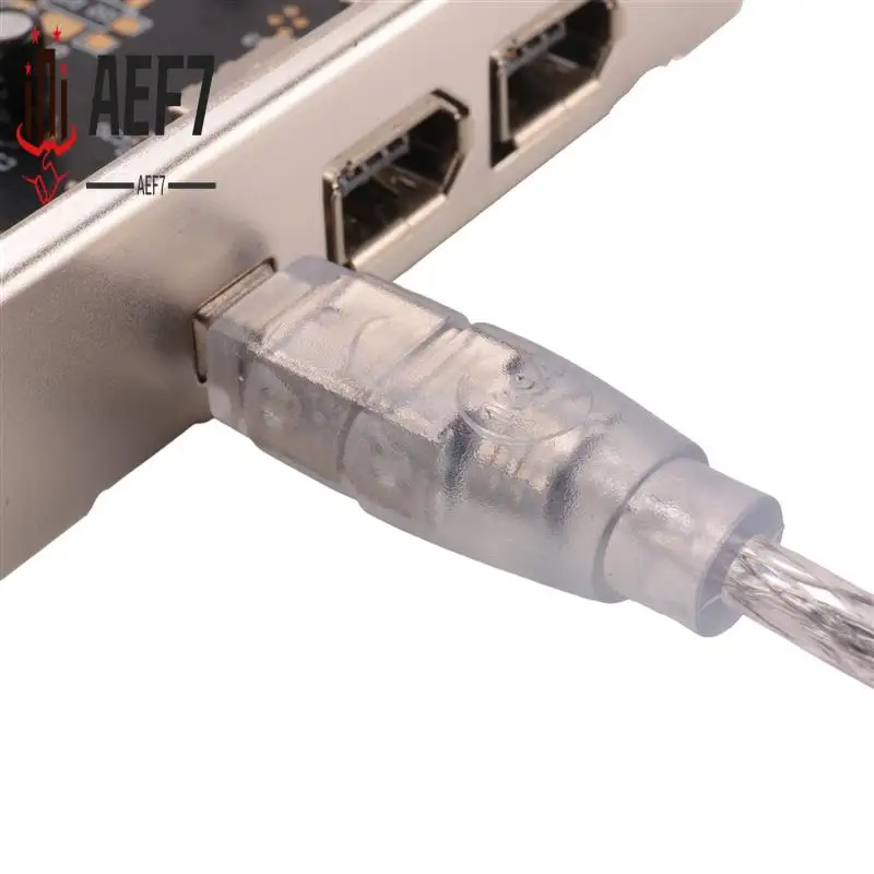 

Порт AEF7-3 IEEE 1394 Firewire Card PCI Адаптер Firewire IEEE 1394 PCI-контроллер для настольного ПК