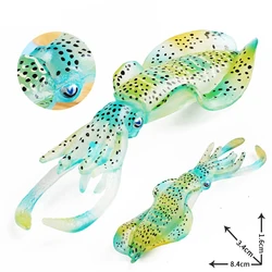 1Pcs  Simulation Marine Life Model Figures Spotted Squid Octopus Animal Ornaments Kid Toy Gift