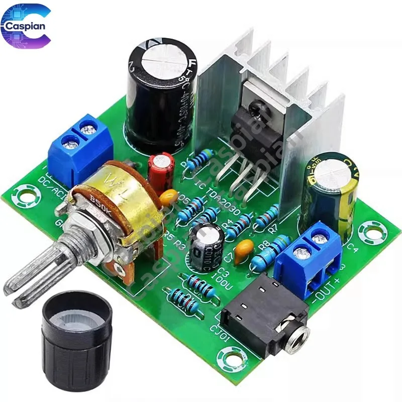 

TDA2030A Mono Audio Amplifier Board HiFi 12V DC 15W Single Power Supply Speaker Module