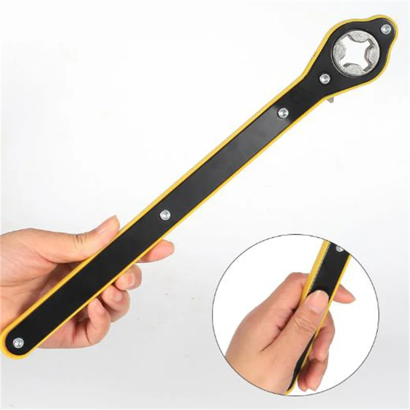 Car Jack Labor-saving Wrench Auto Wheel Lug Wrench Handle Repair Tool Labor-saving Wrench Scissor Garage Tire Changer Car Kit