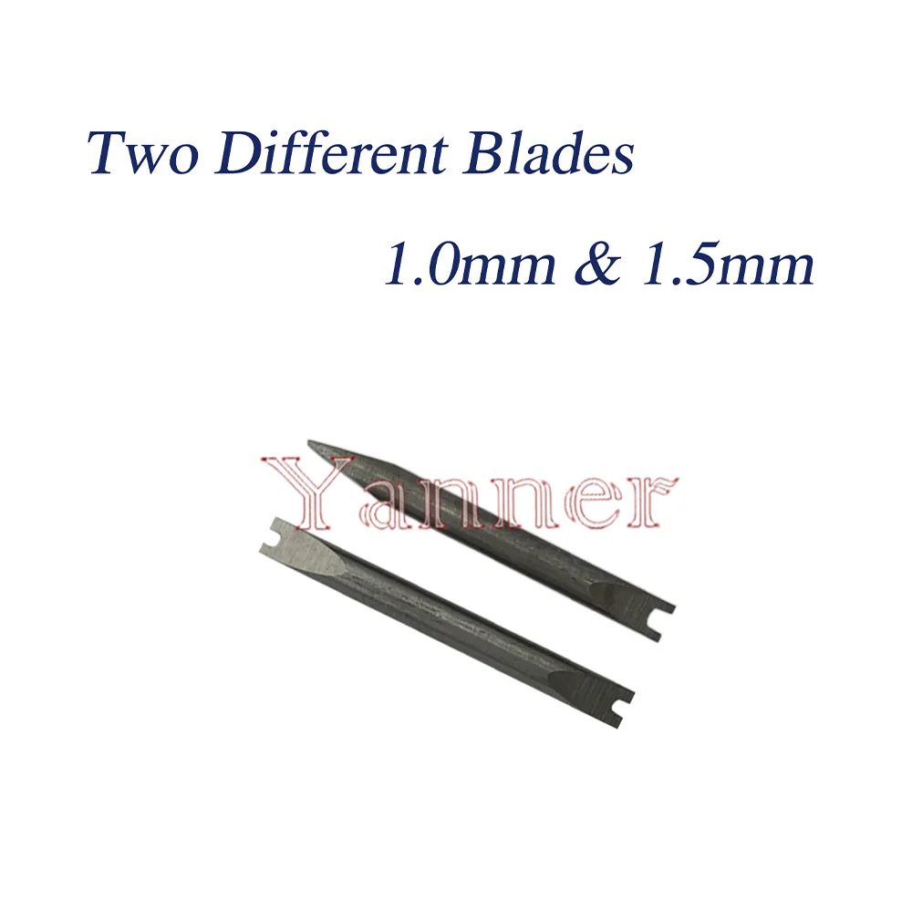 2 sztuk/partia H typ śrubokręt dla Hublot zegarek Bezel pasek pasek zegarek Repair Tool-podwójne ostrze 1.0mm i 1.5mm Herramientas