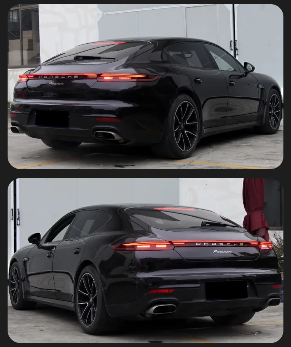 Adequado para conjunto de luz traseira Porsche Panamera 2010-2016 é modificado com feixes de luz LED