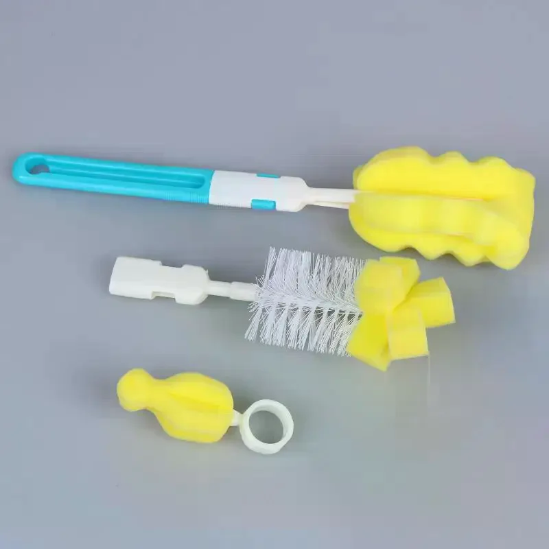 Baby Bottle Brush Milk Drink Bottle Cleaning Brushes Set No Dead Corner Kids Cup Bowl Cleaning Coffee Cup Brush Tools Universal