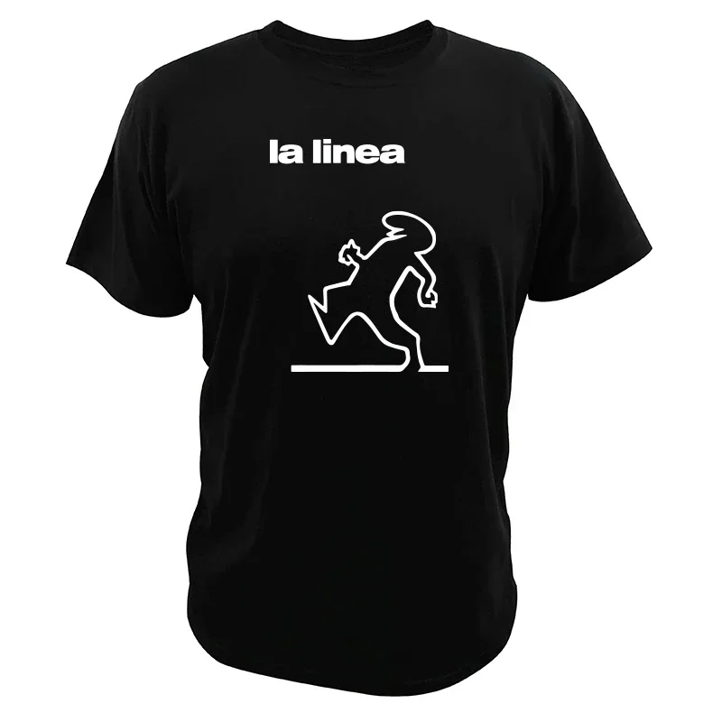 Balum La Linea Print Camisetas Homme Tshirt Fashion T shirt Men Women O-Neck Black Short Sleeve T-shirts Kids Boy Tees Tops