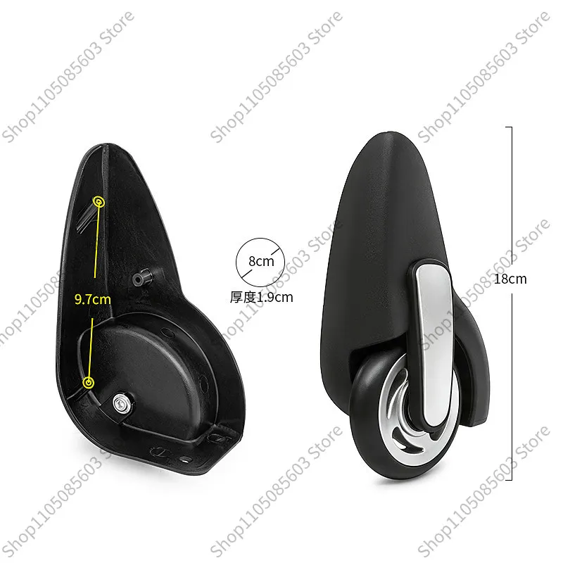 Luggage Replacement Fixed Wheel for  JL017#, Single Direction Caster Roller for Travel Suitcase Repair Spare Part