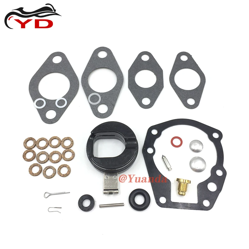 

Carb Rebuild Kit 439071 ,398532, 18-7043, 40510 For Johnson Evinrude OMCBRP Outboard 3 4 5 5.5 6 7.5 10 15 18 HP Carburetor