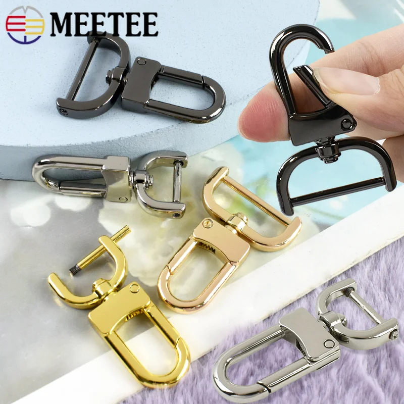 

2/5Pcs Meetee 13-26mm Metal Buckle Swivel Lobster Clasp for Keychain Hook Clip Bag Strap Snap Hooks DIY Hardware Accessories