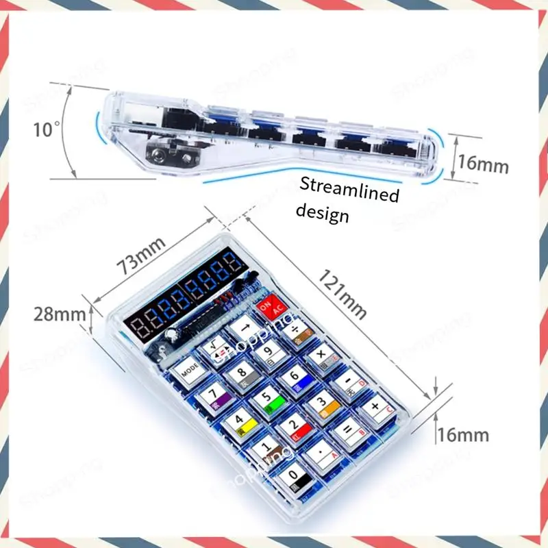 M20K Build Your Own Calculator With DIY LED Digital Tube Kits, 51 Microcontroller Soldering Projects For Enthusiasts