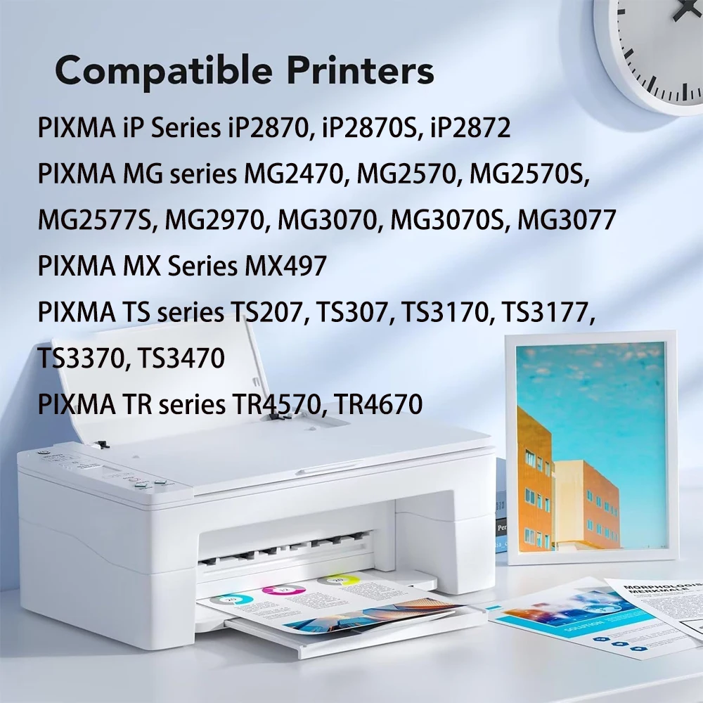

Картриджи Smart PG 745 CL 746 для Canon PIXMA MX497, IP2870, IP2870S, TS207, TS307, TS3170, совместимые с Canon Inkjet pg745 cl746.
