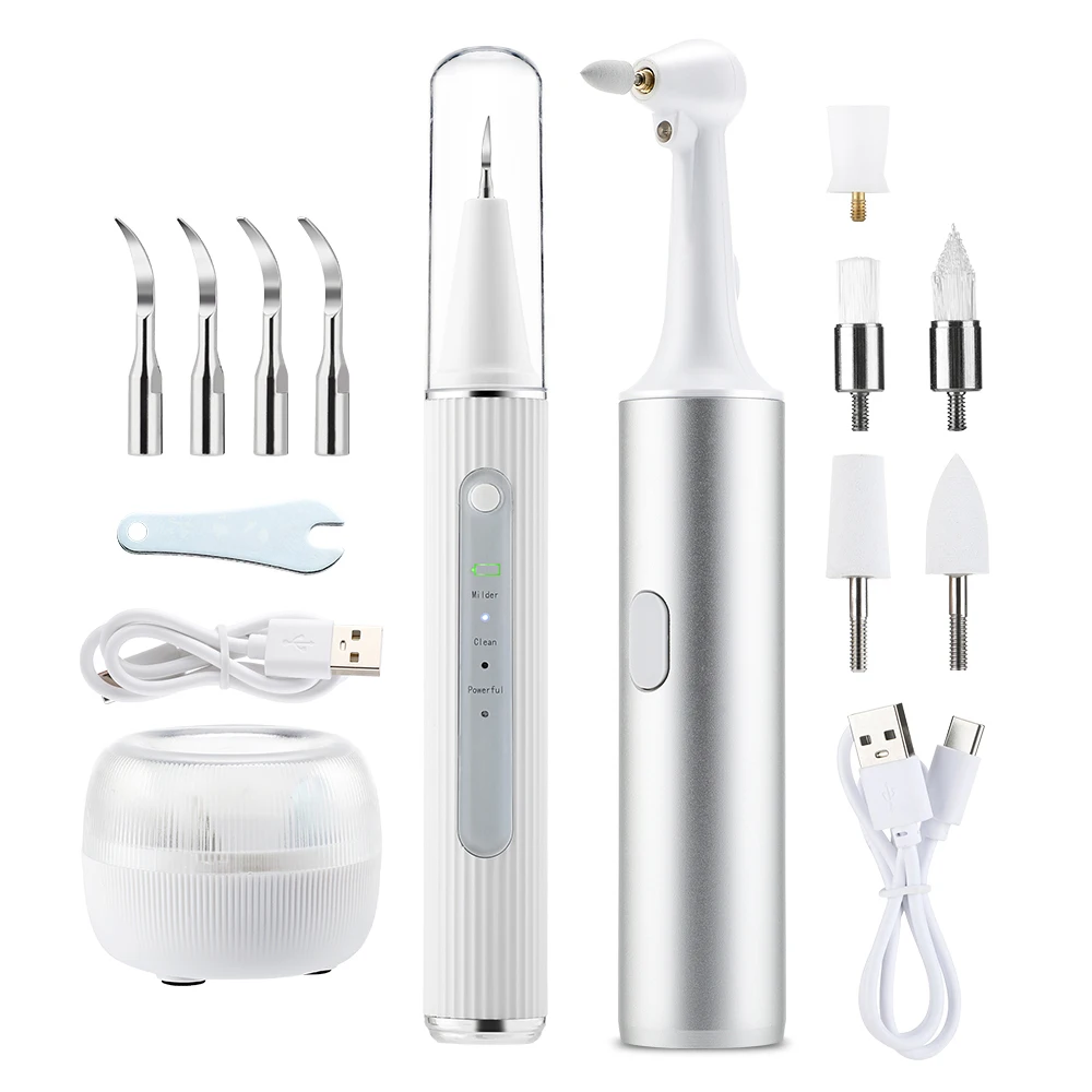 

Электрический зубной скалер для удаления пятен и зубного налета