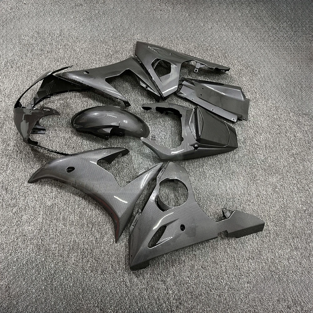 Carbon Color Fairings for Yamaha R6 2003 2004 2005 Motorcycle Fairing Kit YZF-R6 Injection ABS set