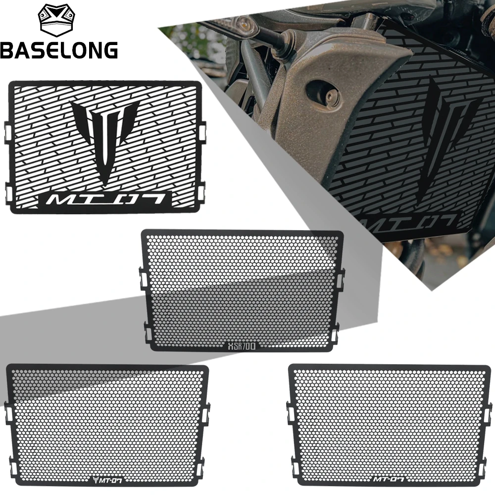 

For Yamaha MT-07 FZ-07 2013-2024 XSR700 2016-2017-2018-2019-2020-2021-2022-2023-2024-2025 Motorcycle Radiator Guard Grille Cover