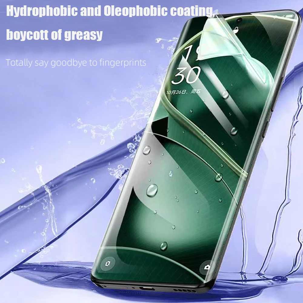 ZLNHIV soft full cover protective film for OPPO Find X6 X5 pro X3 lite X2 neo X Hydrogel film phone screen protector Not Glass