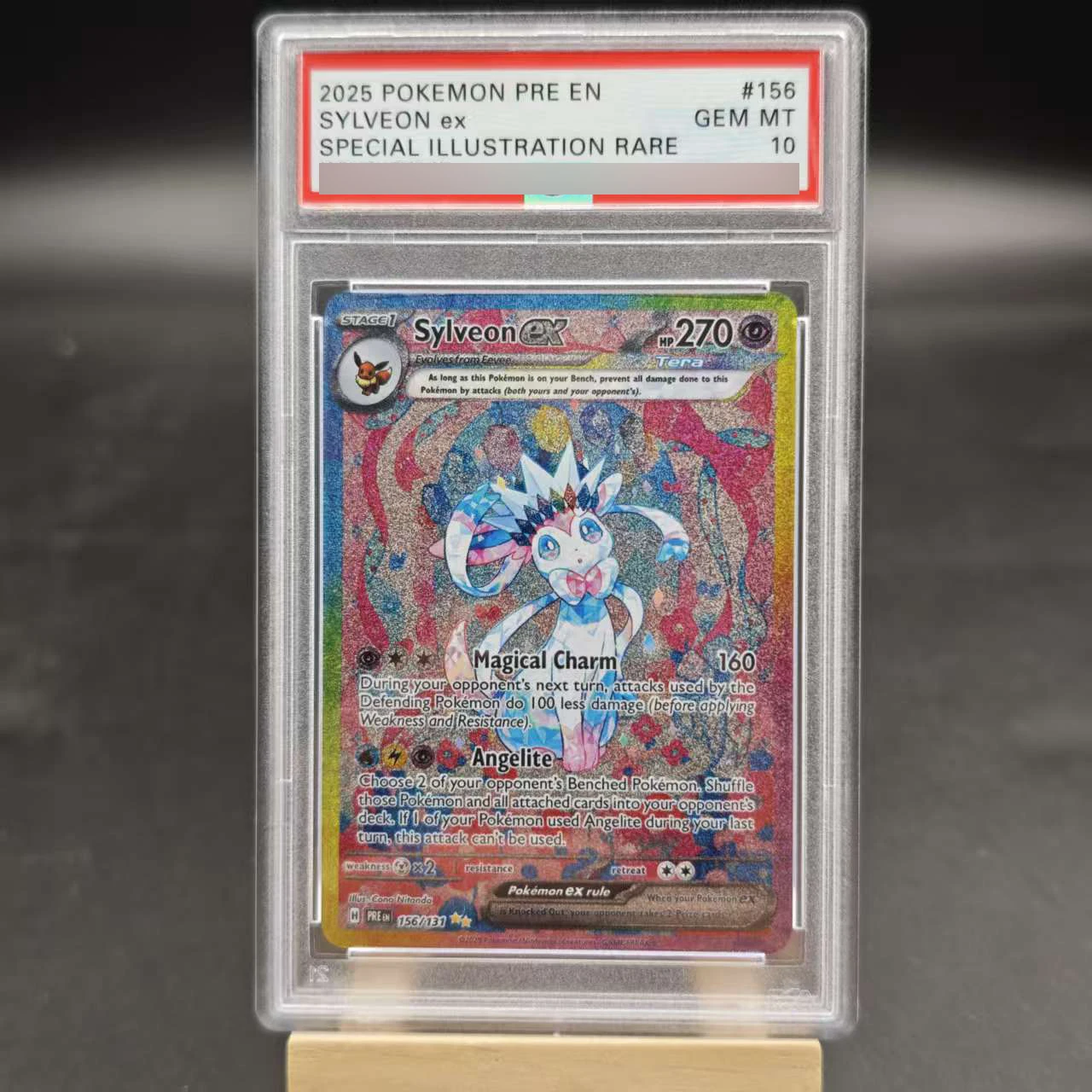 PTCG Eeveelution Umbreon Espeon Vaporeon Eevee بطاقة تصنيف الإنجليزية لتقوم بها بنفسك نسخة نسخة كلاسيكية أنيمي جمع بطاقة لعبة