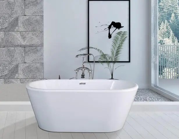 

1.6M Luxury Bathroom Cheapest Acrylic Freestanding Adult Modern Bath Tubs Bathtub