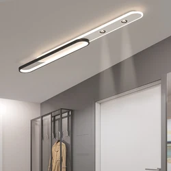 Modern Long Strip LED Ceiling Light Nordic Simple Ceiling Lamp for Living Room Dining Room Bedroom Corridor Home Indoor Lighting
